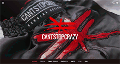 Desktop Screenshot of cantstopcrazy.com